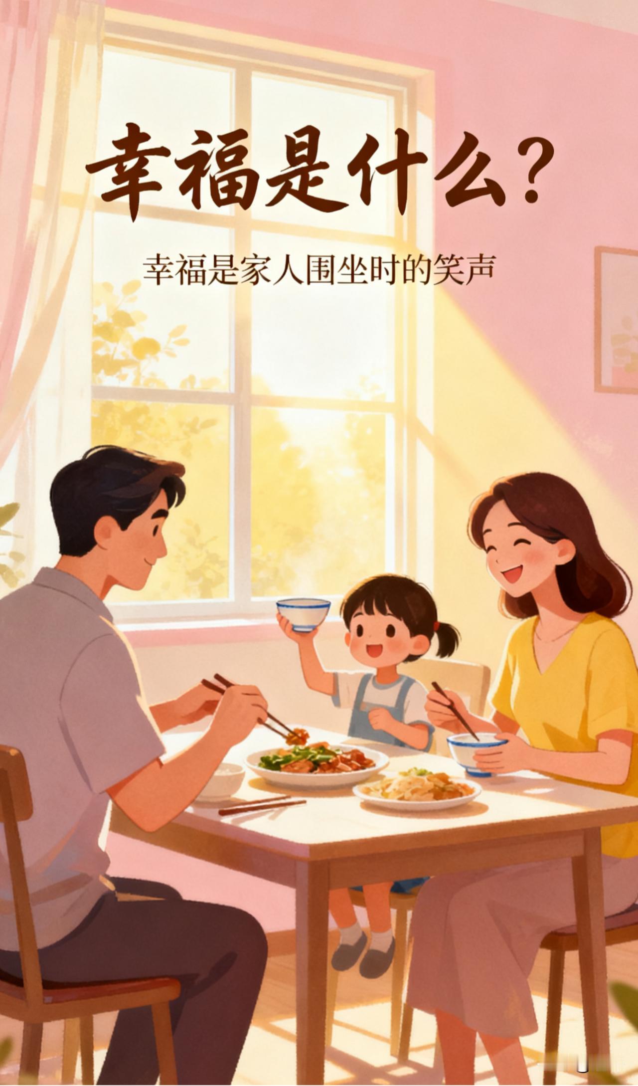 幸福是不管住儿子家还是闺女家，都能被真心相待、活得自在踏实。