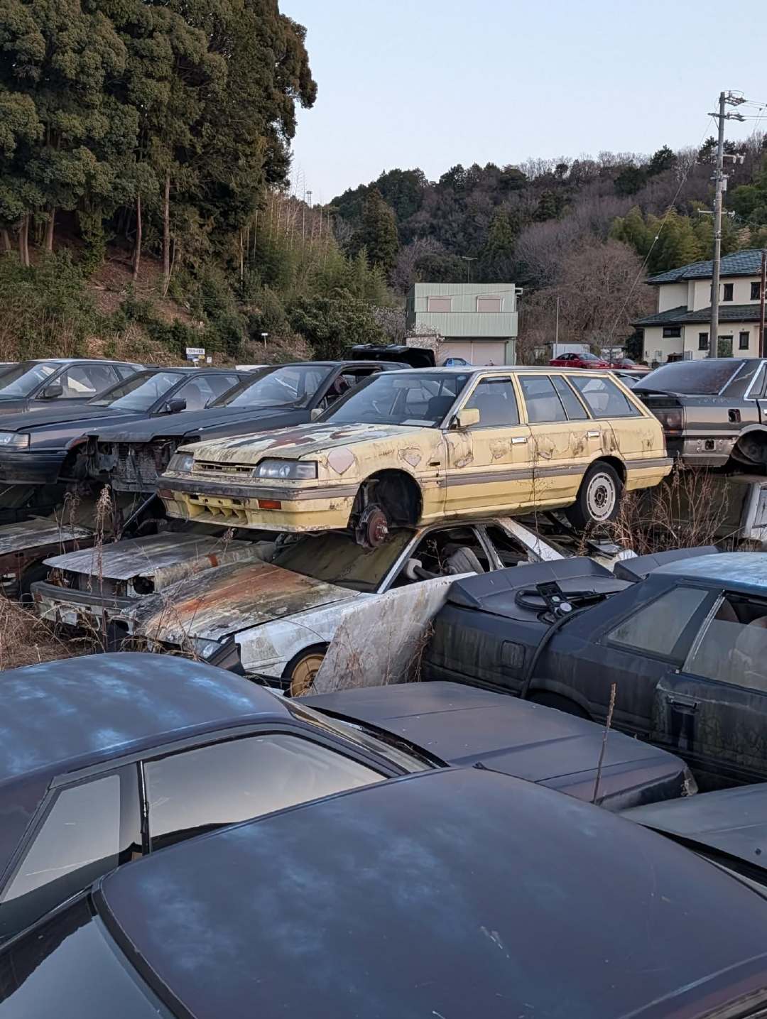 日本废车场 日本风情画 PIC：Larrychen Photo 