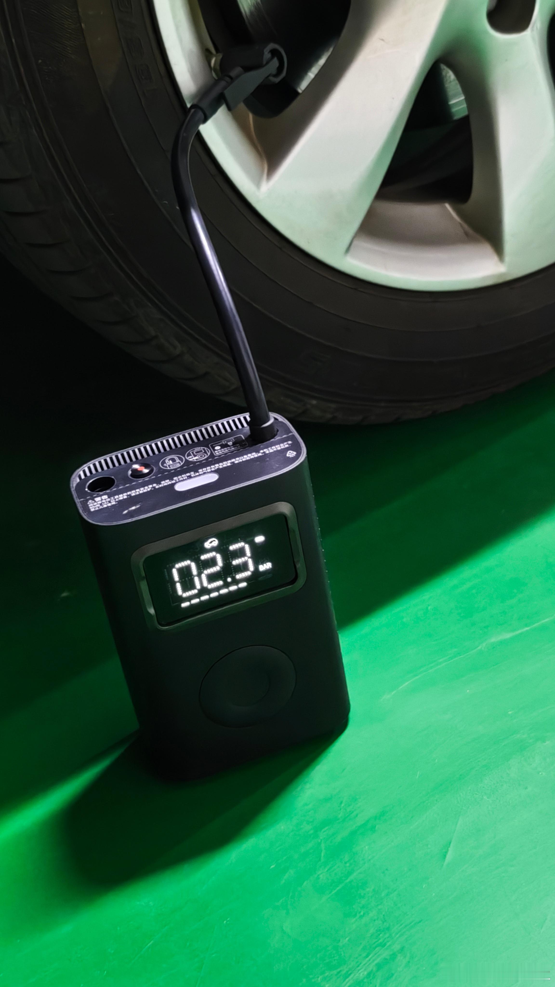 好久没动车，出门前都调调气压最近这个习惯已经成了