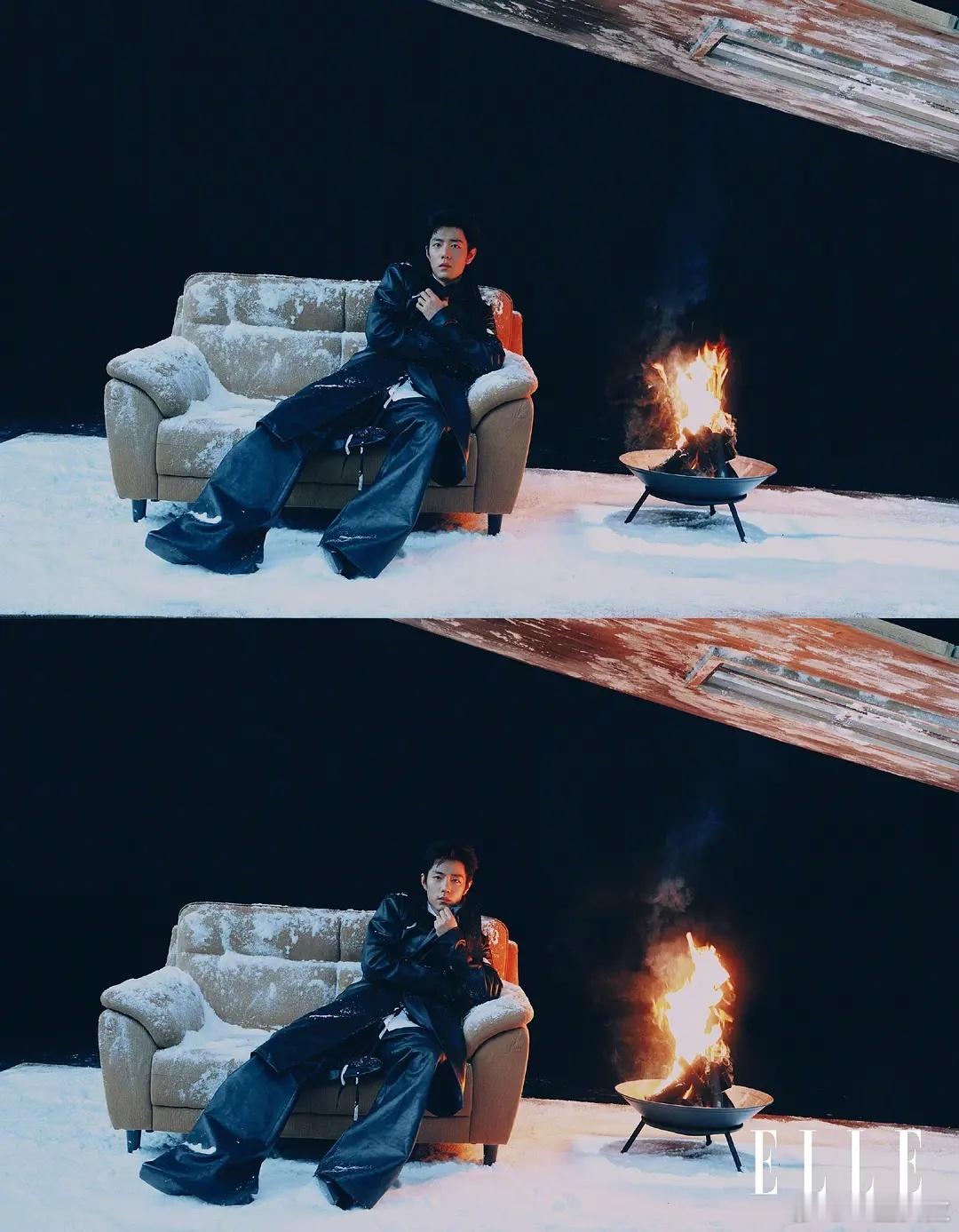 战哥挑衅黑粉🈶你跨火盆，战哥只会笑看： 