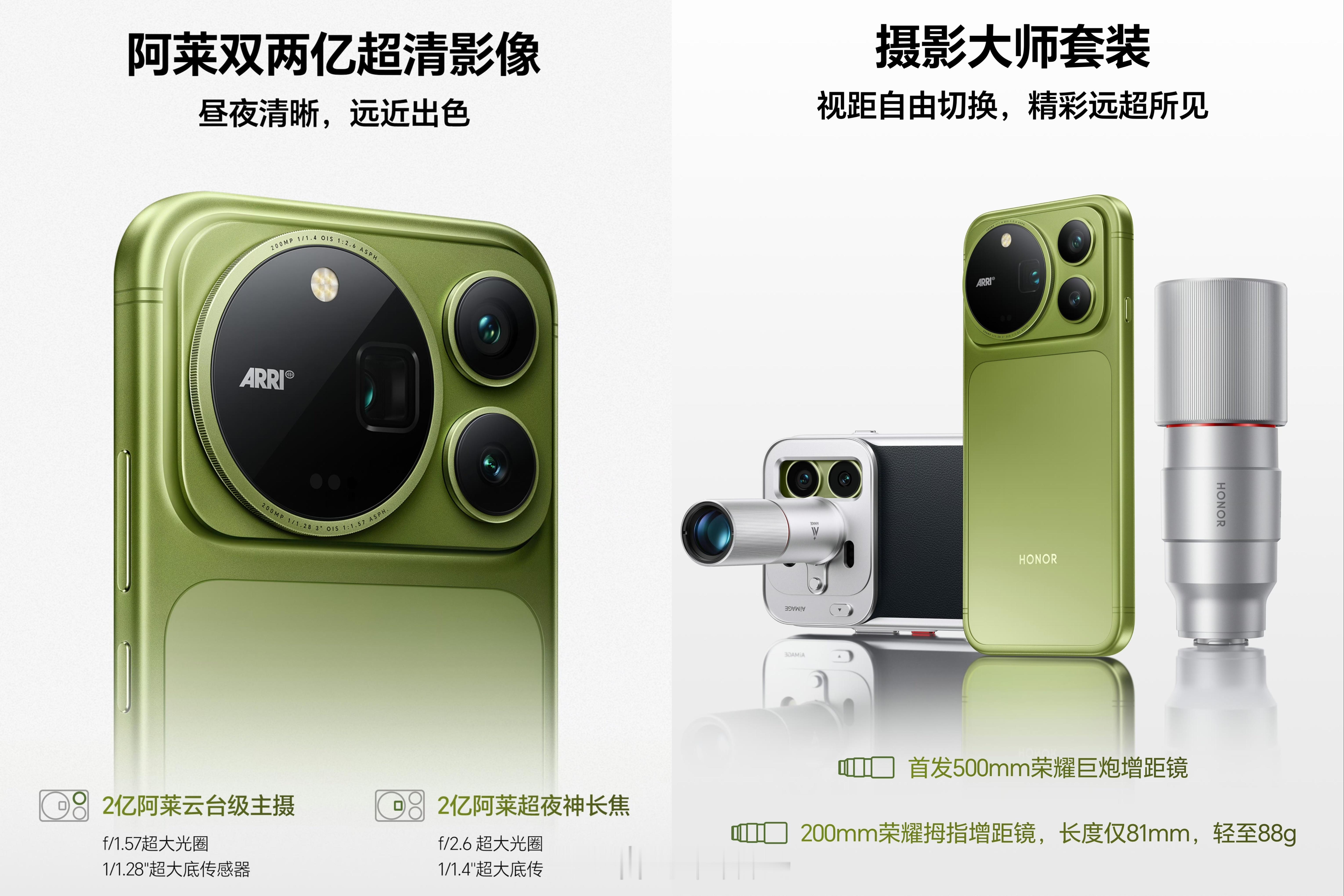 荣耀Magic9 Pro Max 影像配置来了！主摄: 2亿阿莱云台级主摄，f/