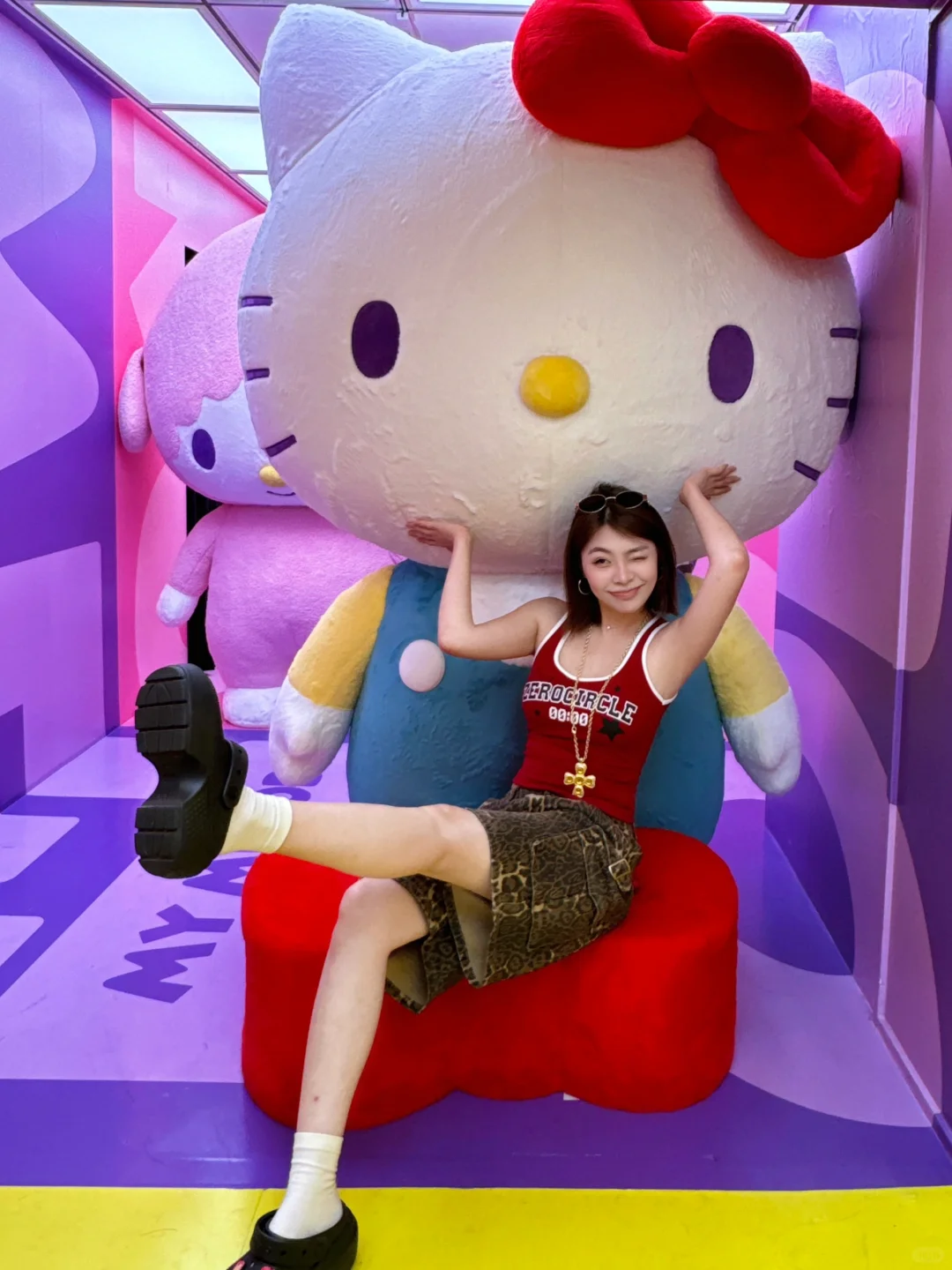 上海是座巨大的hellokitty城…❣️🎀