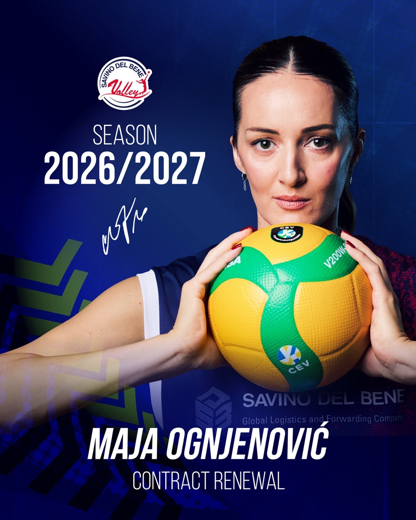 奥捷年诺维奇续约斯坎迪奇（2026-2027赛季）！ 