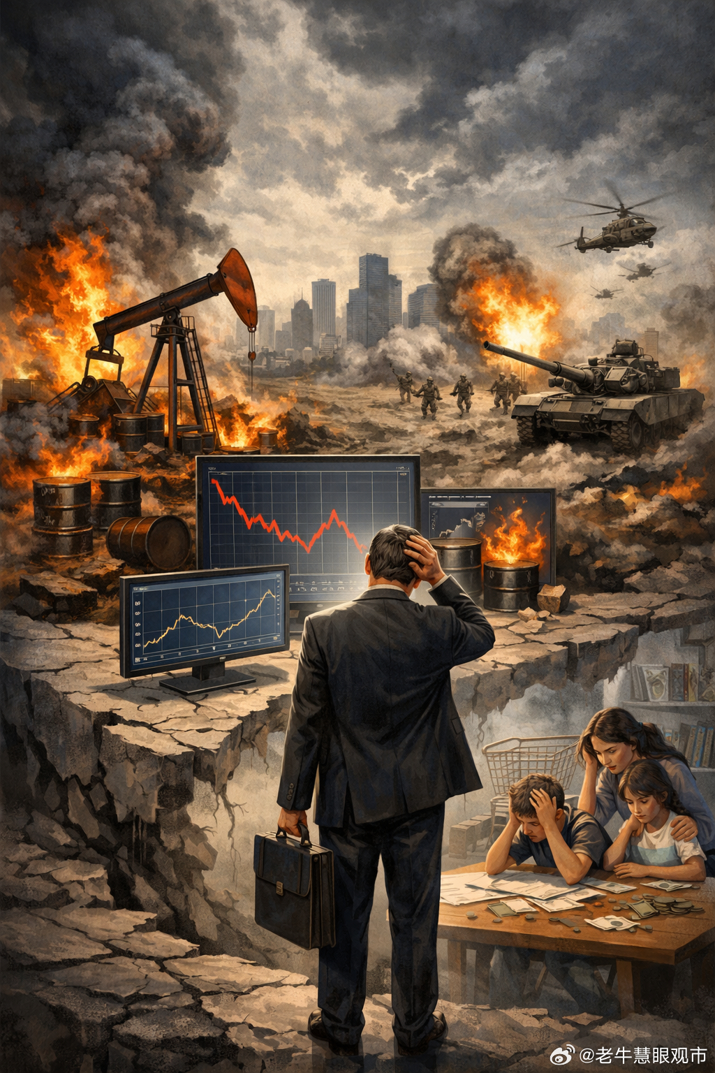贝莱德重磅警告：战争就算明天停火，市场也可能还没开始真正定价风险眼下全球市场最危