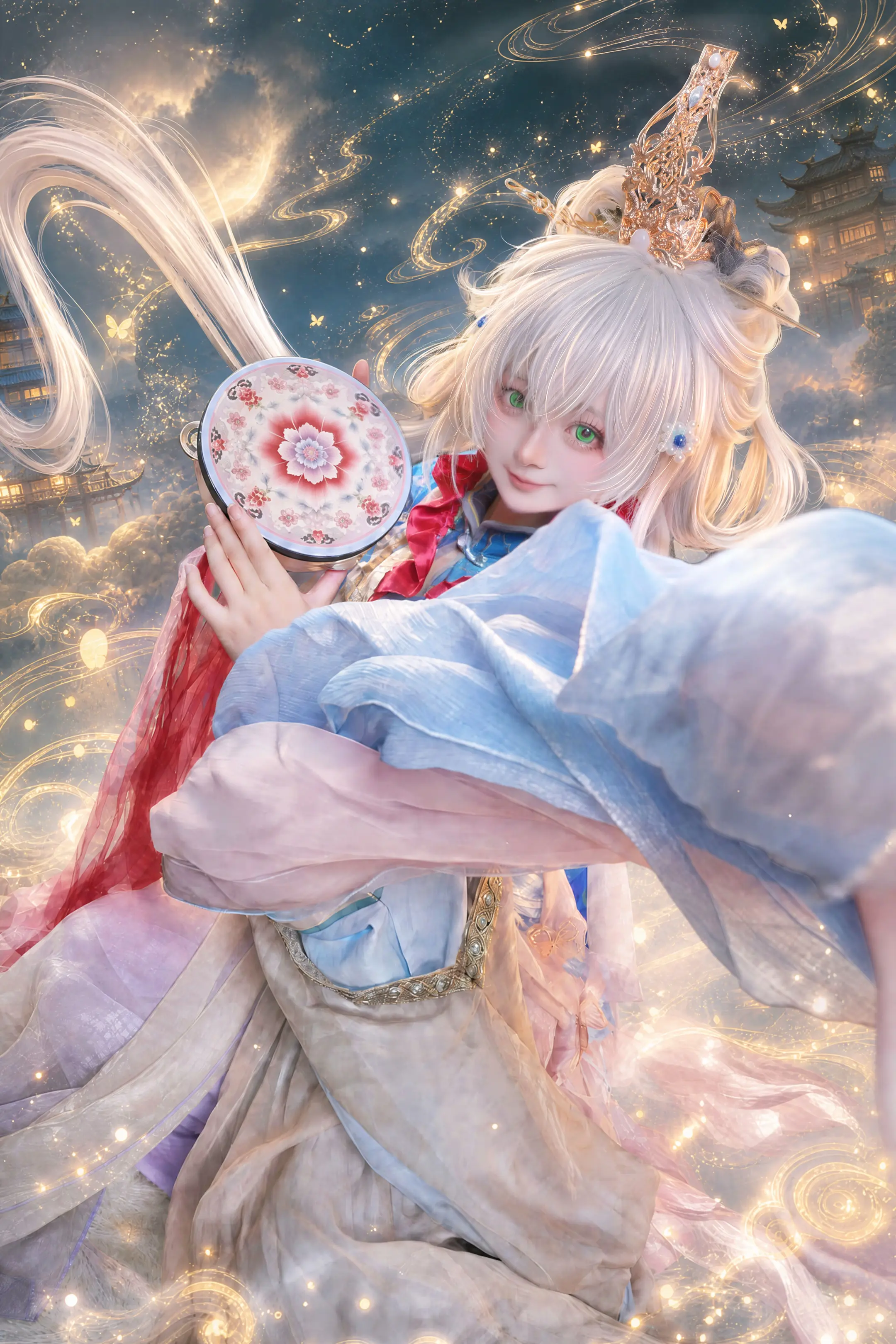 华风夏韵·洛水天依✨。📷：蓦然 赛博头发：阿咩儿子 魔法师