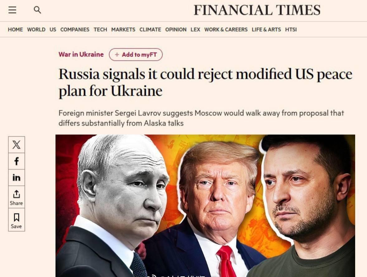 《金融时报》称，泽连斯基同意将乌克兰军队的总规模限制在80万人。 ​​​