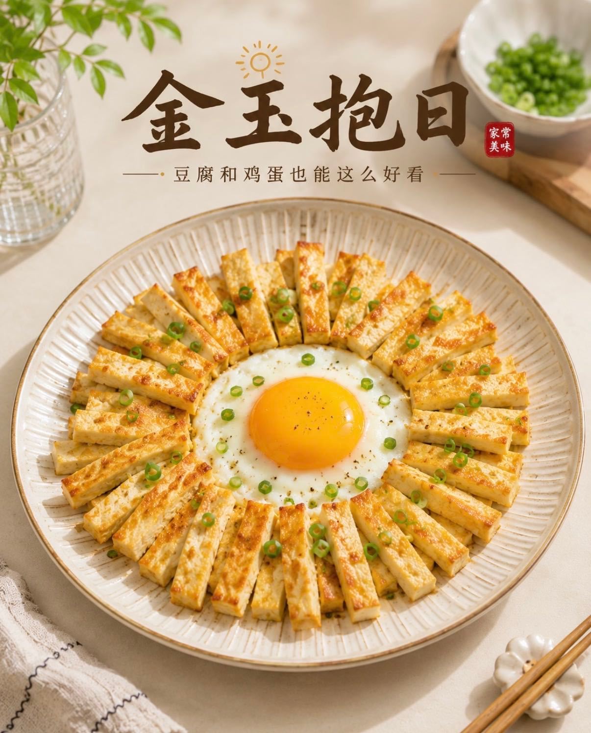 对豆制品的吃法开发还是太少了一饭封神 平时在家做豆腐，无非煎炒炖煮，这期直接刷新