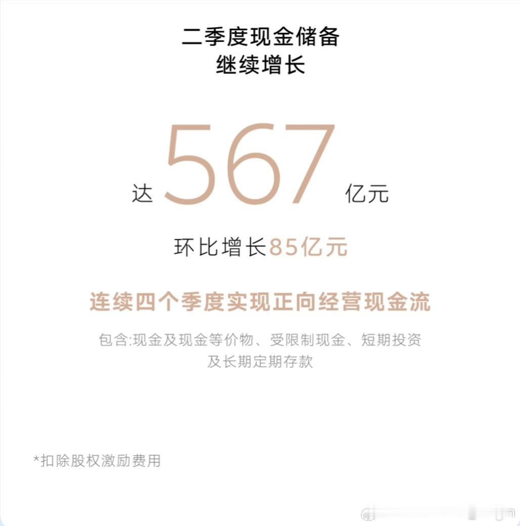 蔚来连续三个季度实现盈利！划重点：✅蔚来2026年第二季度实现经营利润2.1亿元