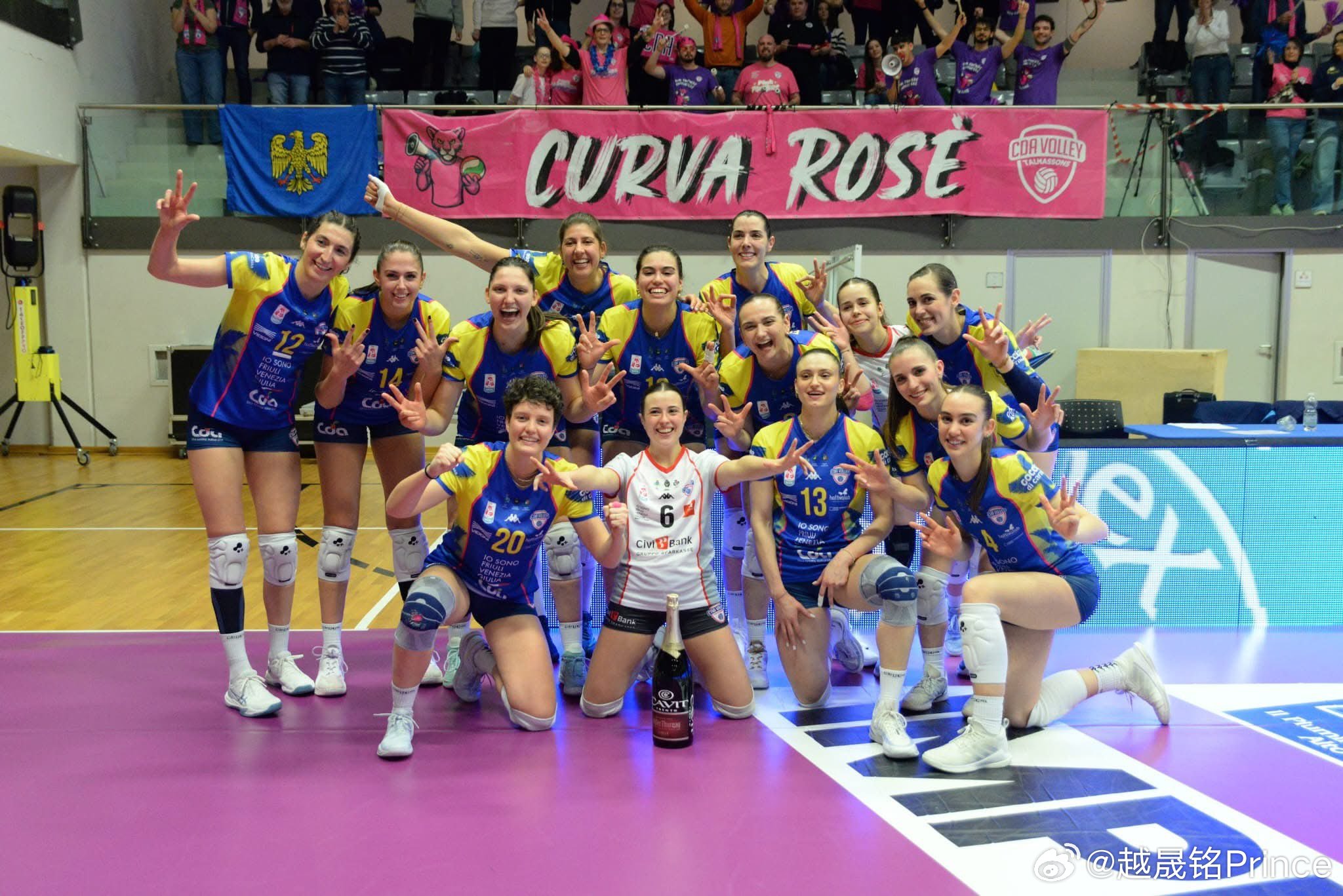 🇮🇹 凭借夺得意大利A2联赛冠军，塔马松排球俱乐部在阔别一个赛季后重返A1联