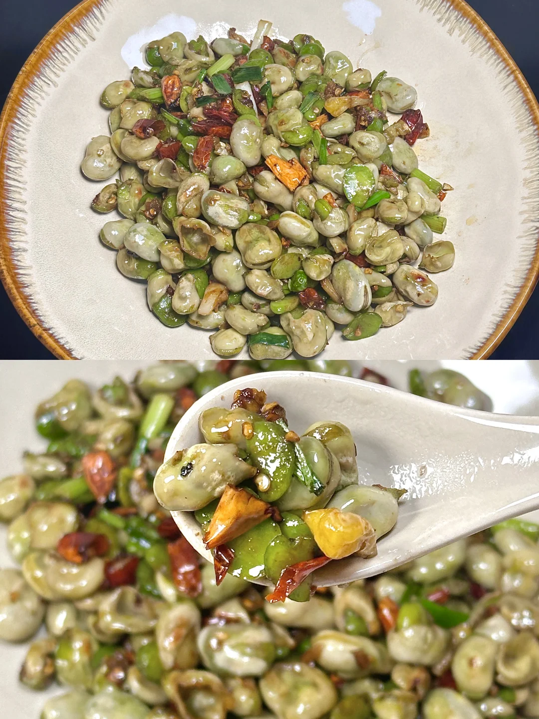 春菜上桌   小炒蚕豆太太太好吃了