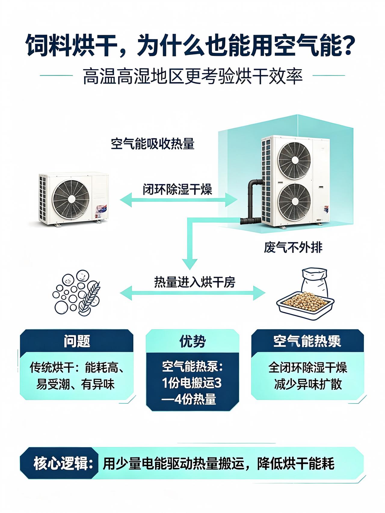 空气能烘干还有多少惊喜？连饲料都能“蒸桑拿”
 
提到空气能烘干，很多人只知道能