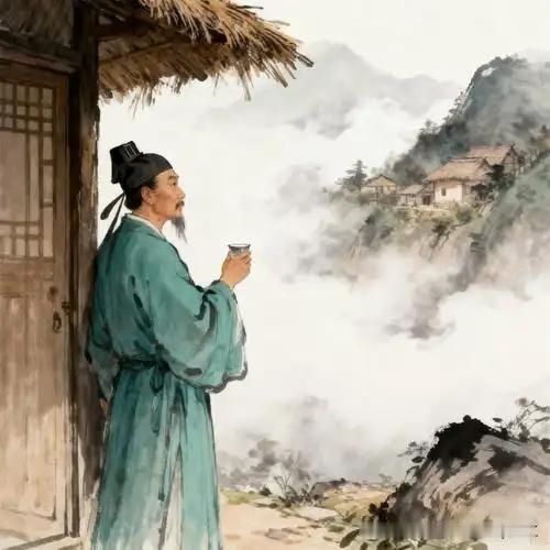 《归岑山过惟审上人别业》
——唐·灵一
禅客无心忆薜萝，
自然行径向山多。
知君