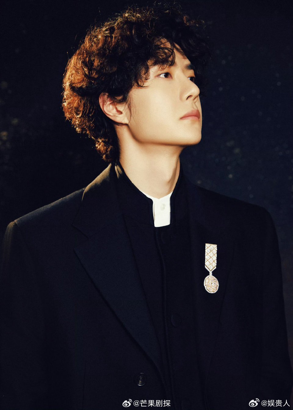 王一博是王子是教父王一博教父即视感 好高级的脸，好高级的妆造 