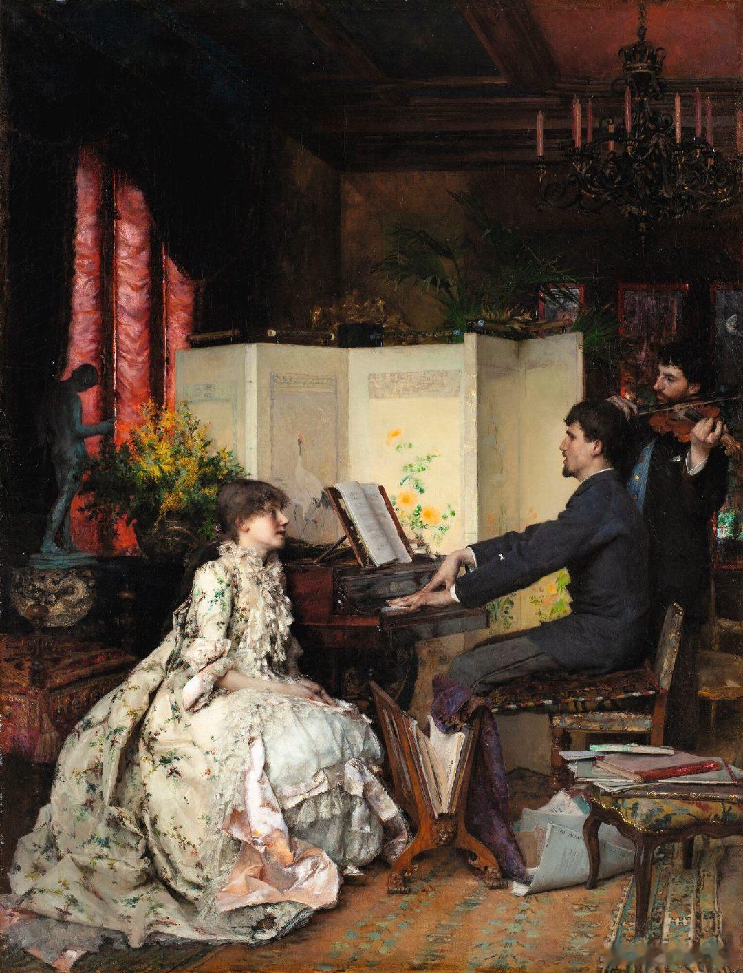 法国画家Pascal Dagnan-Bouveret（1852-1929）的作品