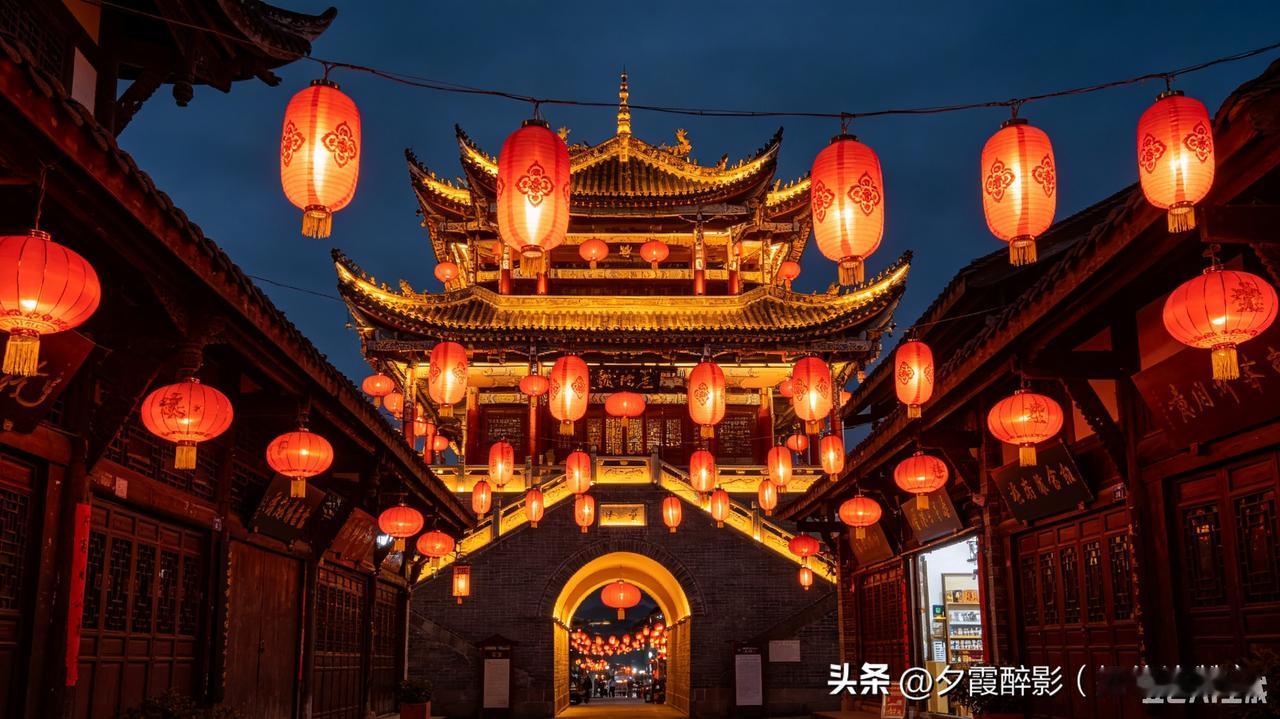 夜游阆中古城

傍晚从南部驱车出发，一路晚风相随，直奔阆中古城赴一场夜色之约。