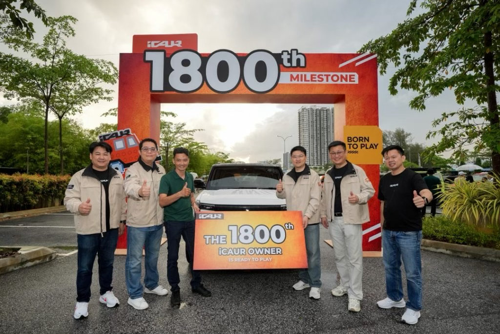 奇瑞ICAUR从2025年5月进入马来西亚，到今年3月中旬，累计交付已经突破18