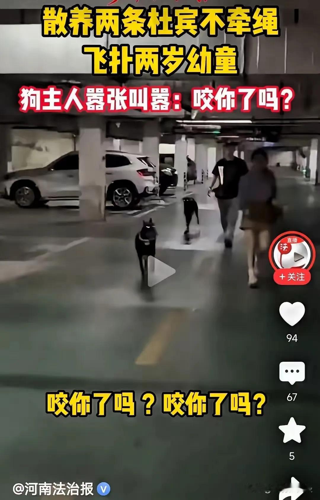 你的烈性狗把人家的孩子吓得哇哇大哭，竟然还不准人家爆一句粗口，人家不过就说了一句