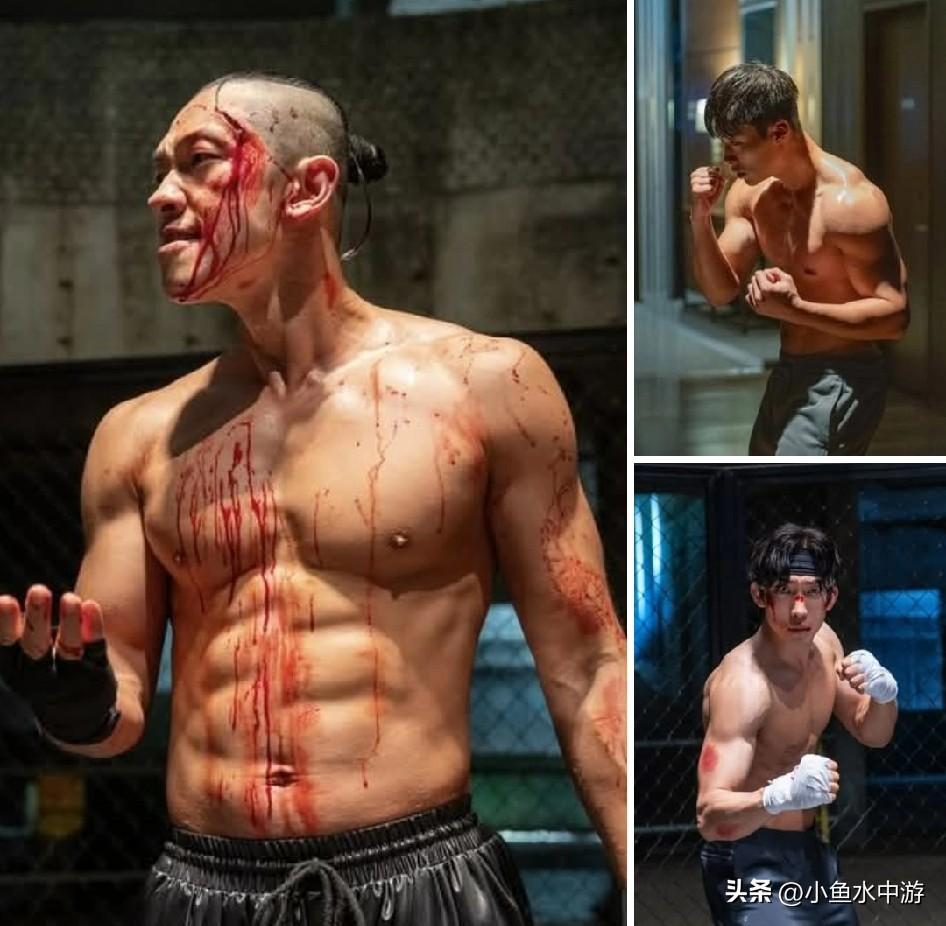 动作爽剧《猎犬2》剧照曝光‼ Rain 首演反派秀爆肌好身材，禹棹焕 李相二 练