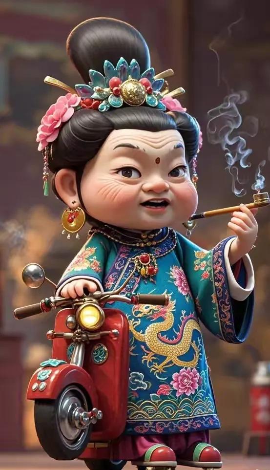这位叼着香烟，骑着自行车，神态松弛的贵族男子正是乾隆最喜欢的女儿和敬公主的七世孙