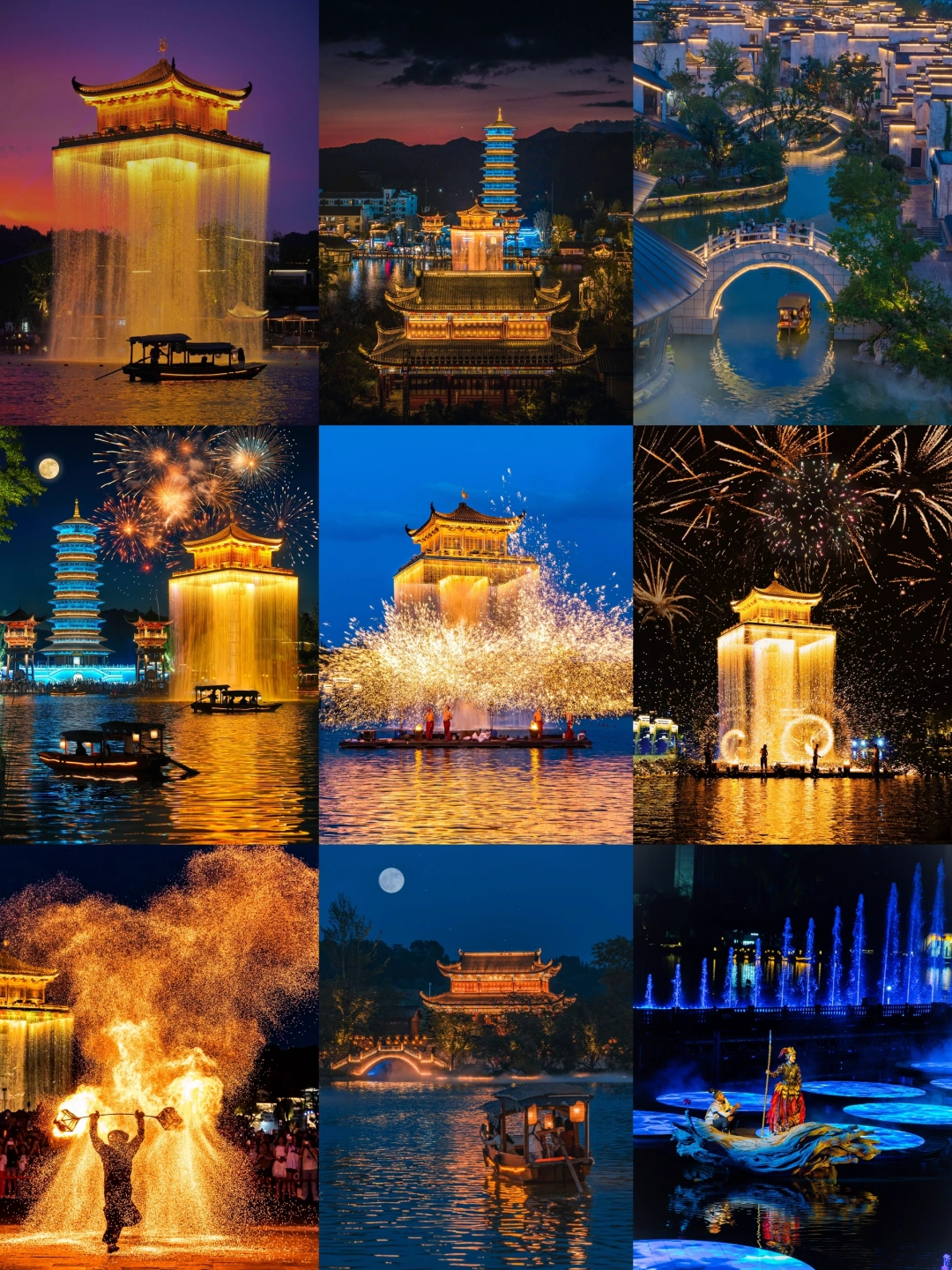 中式夜景天花板！！婺女洲非遗夜宴保姆级攻略