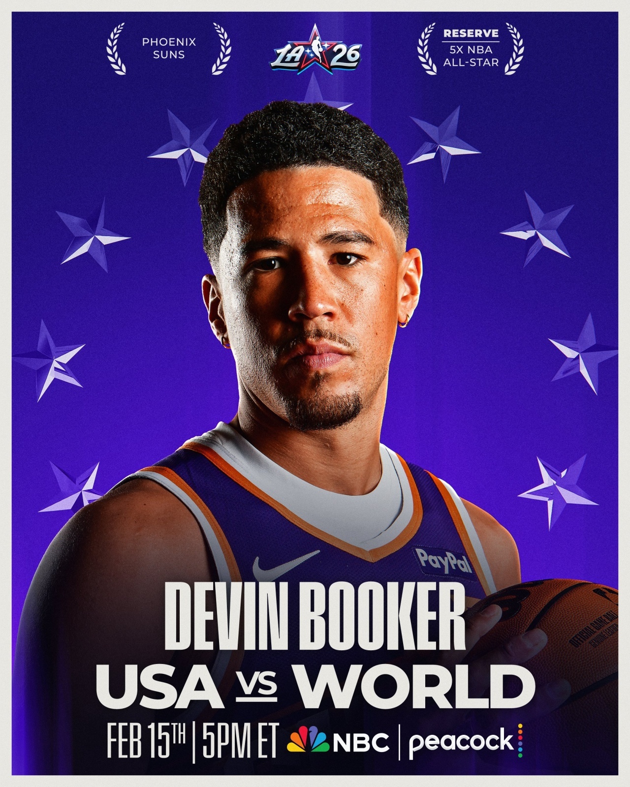 布克入选本赛季全明星替补阵容！ nba全明星