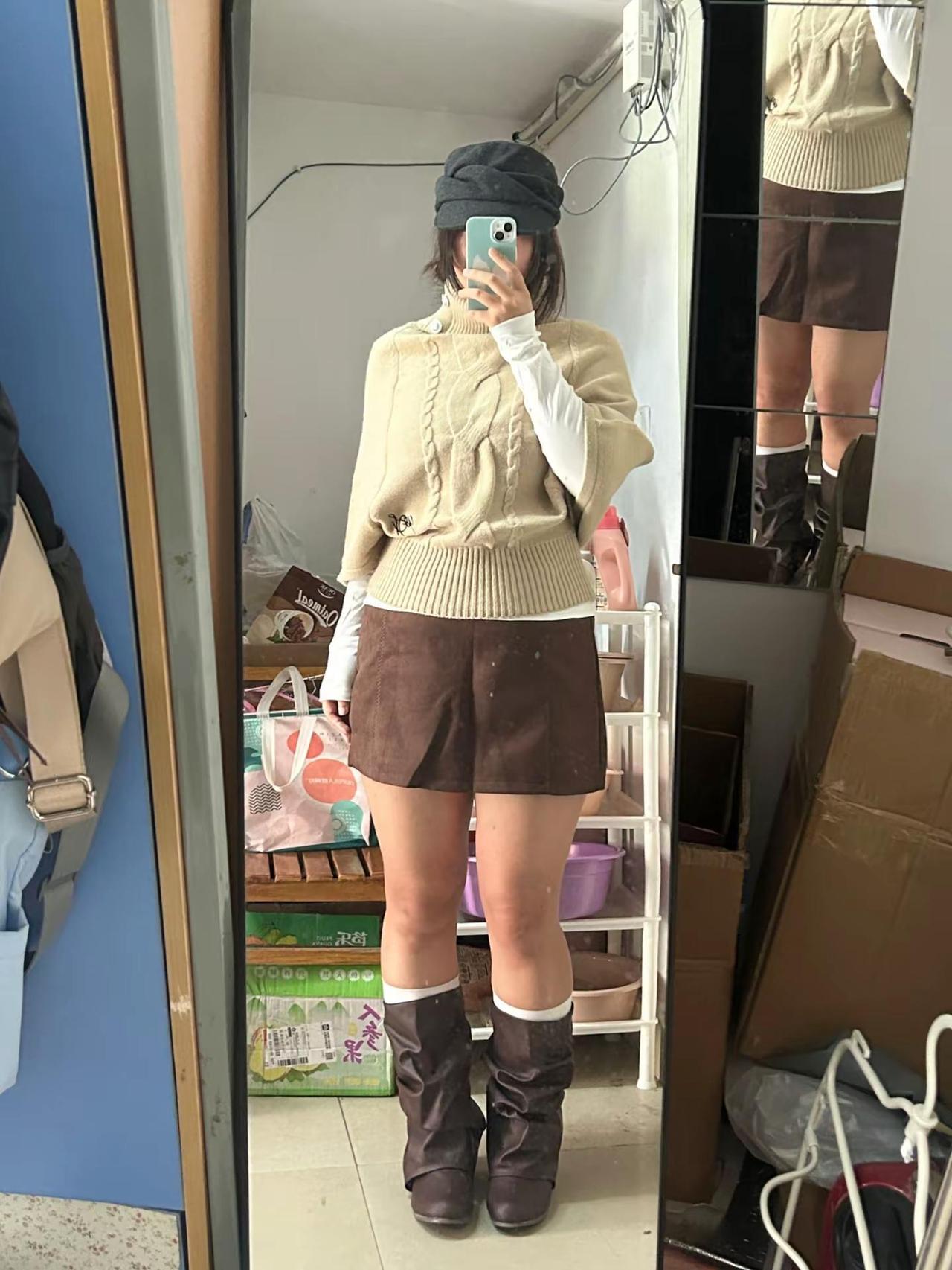 好貌美的斗篷…… 早秋穿搭 大码女装 斗篷穿搭