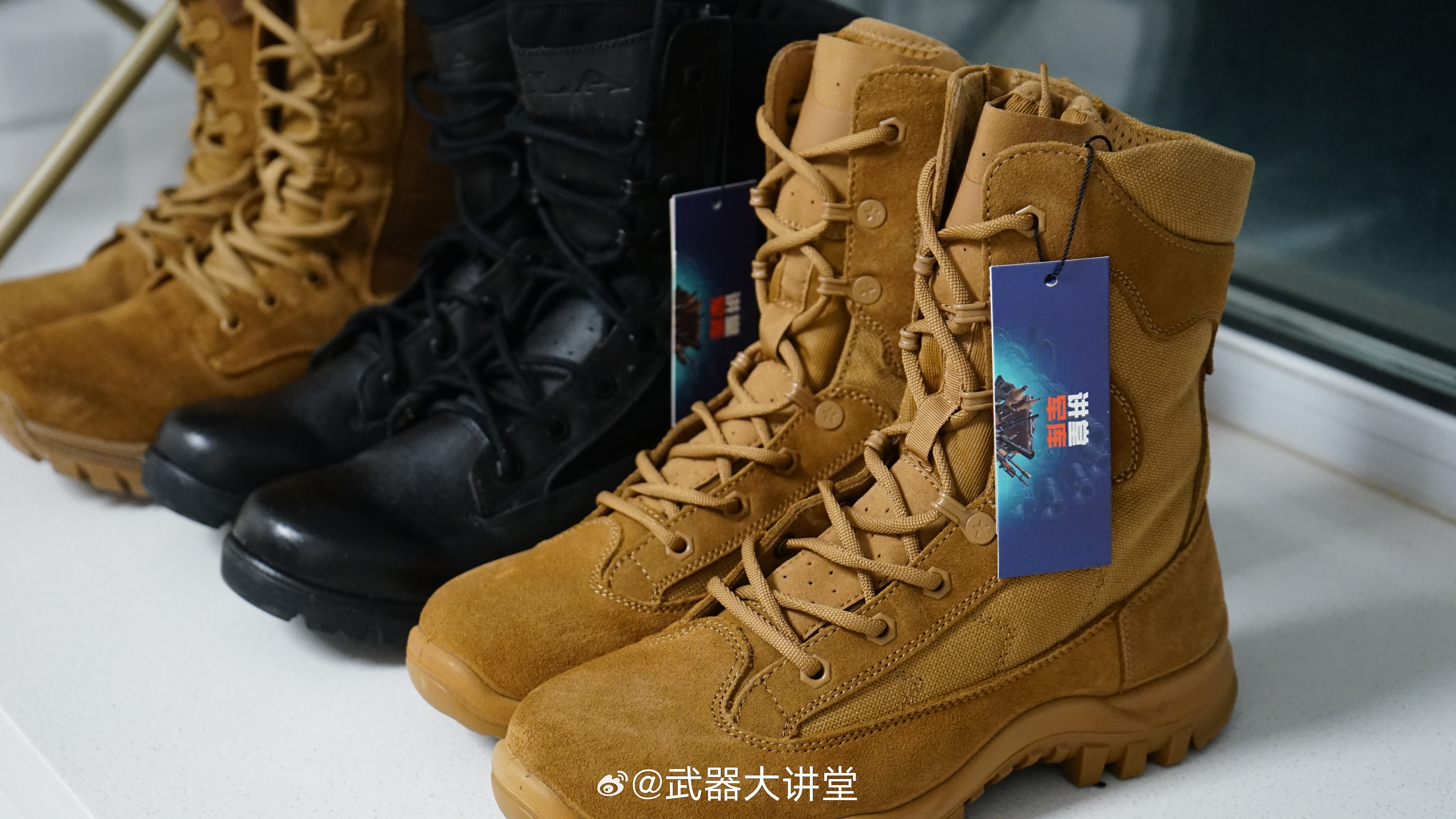 男人一定要有一双作战靴，认准各大单位多年采购的讲堂军库，正品保障[赞] 