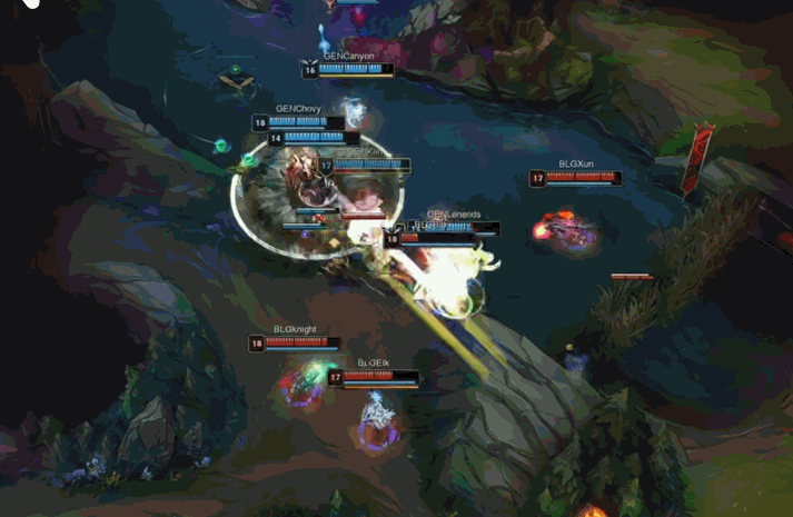 BLG这波团打得太漂亮了，差一点点把GEN一波了~#2024MSI#   #MS