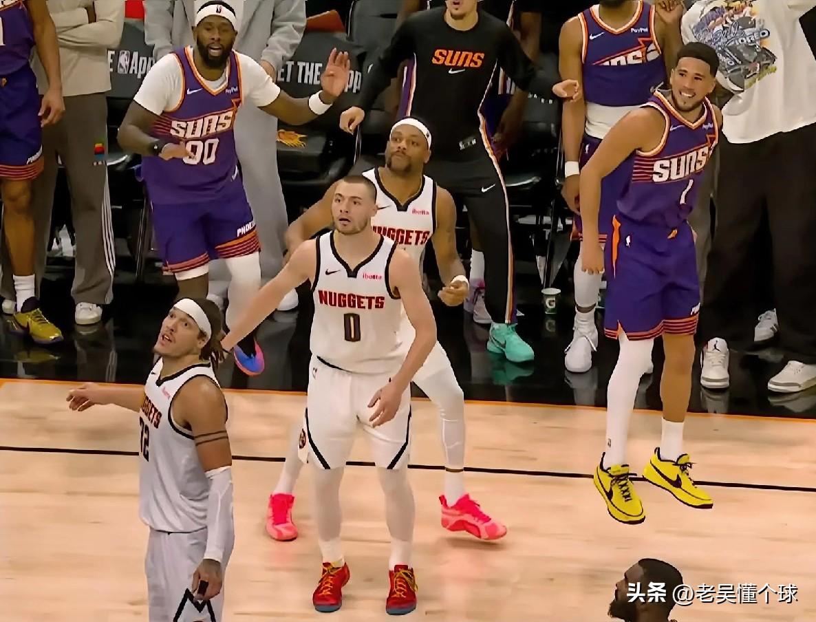 差点绝杀掘金，太阳配得上进季后赛。

很可惜，布克最后的三分球没有投进，机会已经