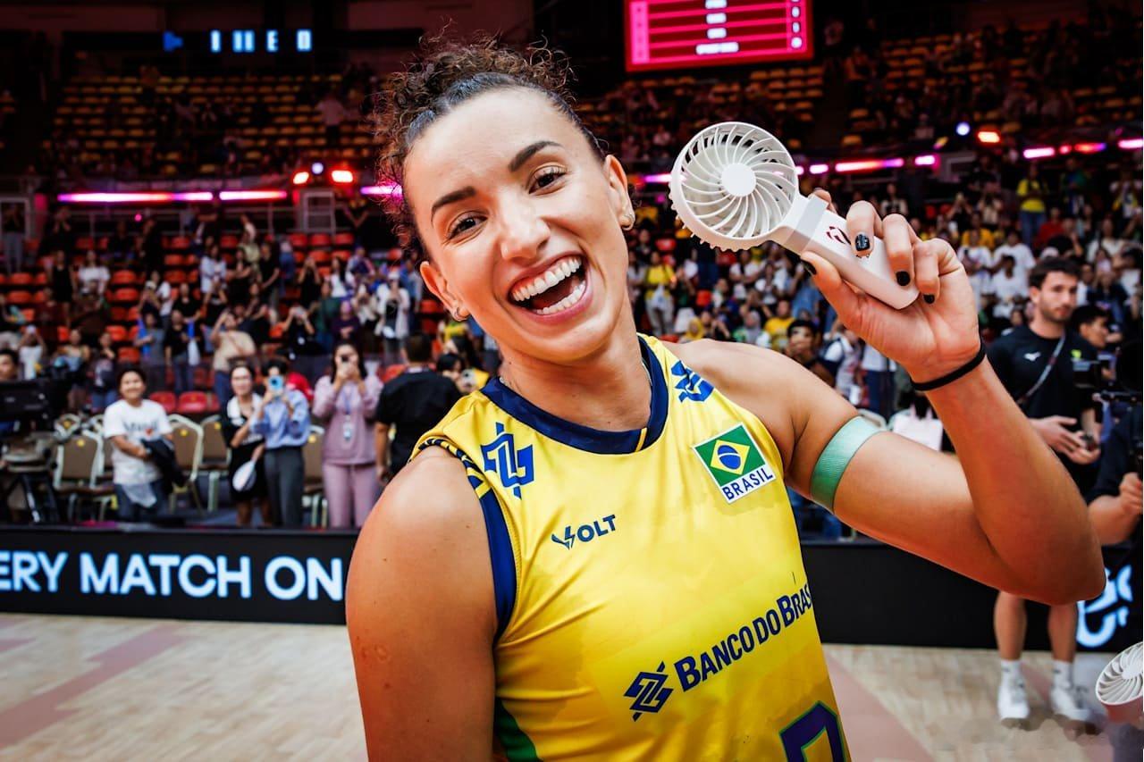 2025女排世锦赛 55场: 🇧🇷巴西3-1多米尼加🇩🇴（+0.01）,