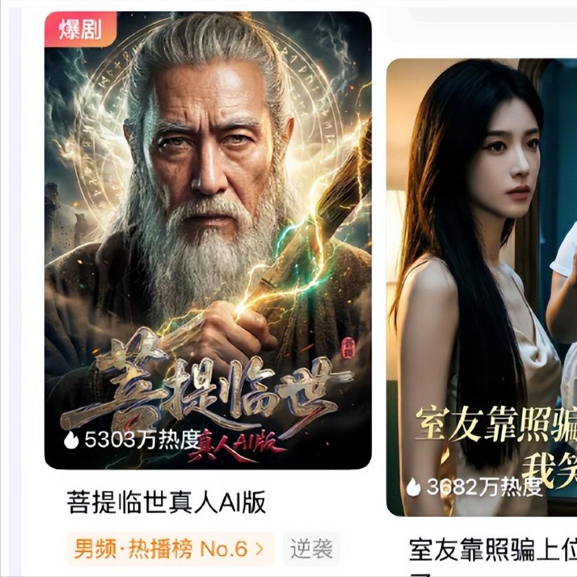 AI短剧疯狂到这地步了吗？ 直接陷入纠结循环。

时代跑得比火箭还快，跟不上就被