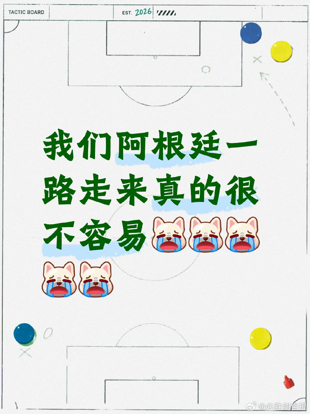 我们阿根廷一路走来真的很不容易[泪崩R][泪崩R][泪崩R] 我们的首发身价只有