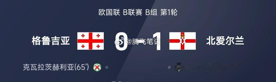 欧国联战报：K7失点，查尔斯绝杀，北爱尔兰1-0格鲁吉亚09月26日 26/27