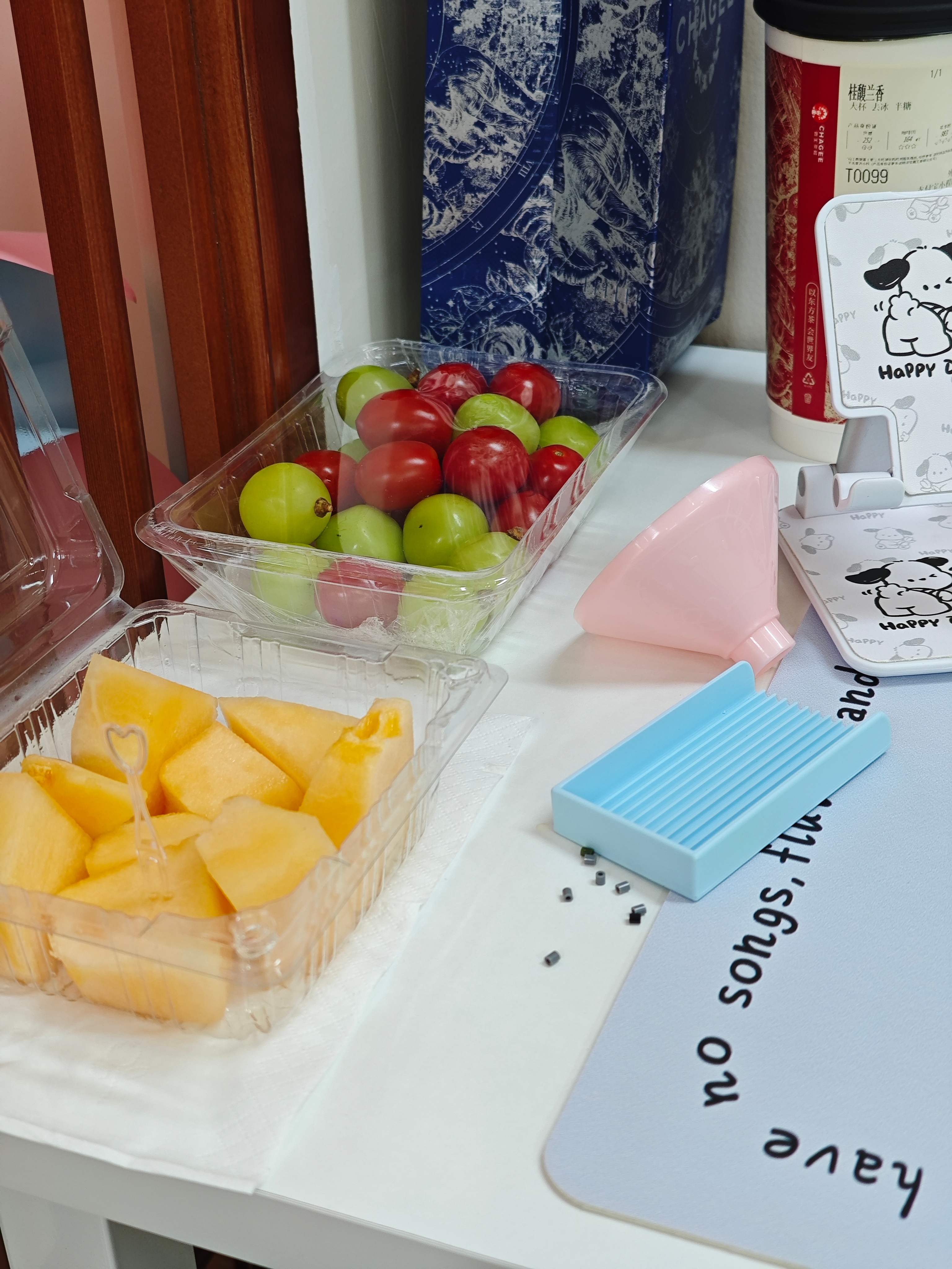 今日成果……感觉今天拼豆好不在状态呀，可能是买了水果的原因，只想享受不想奋斗……