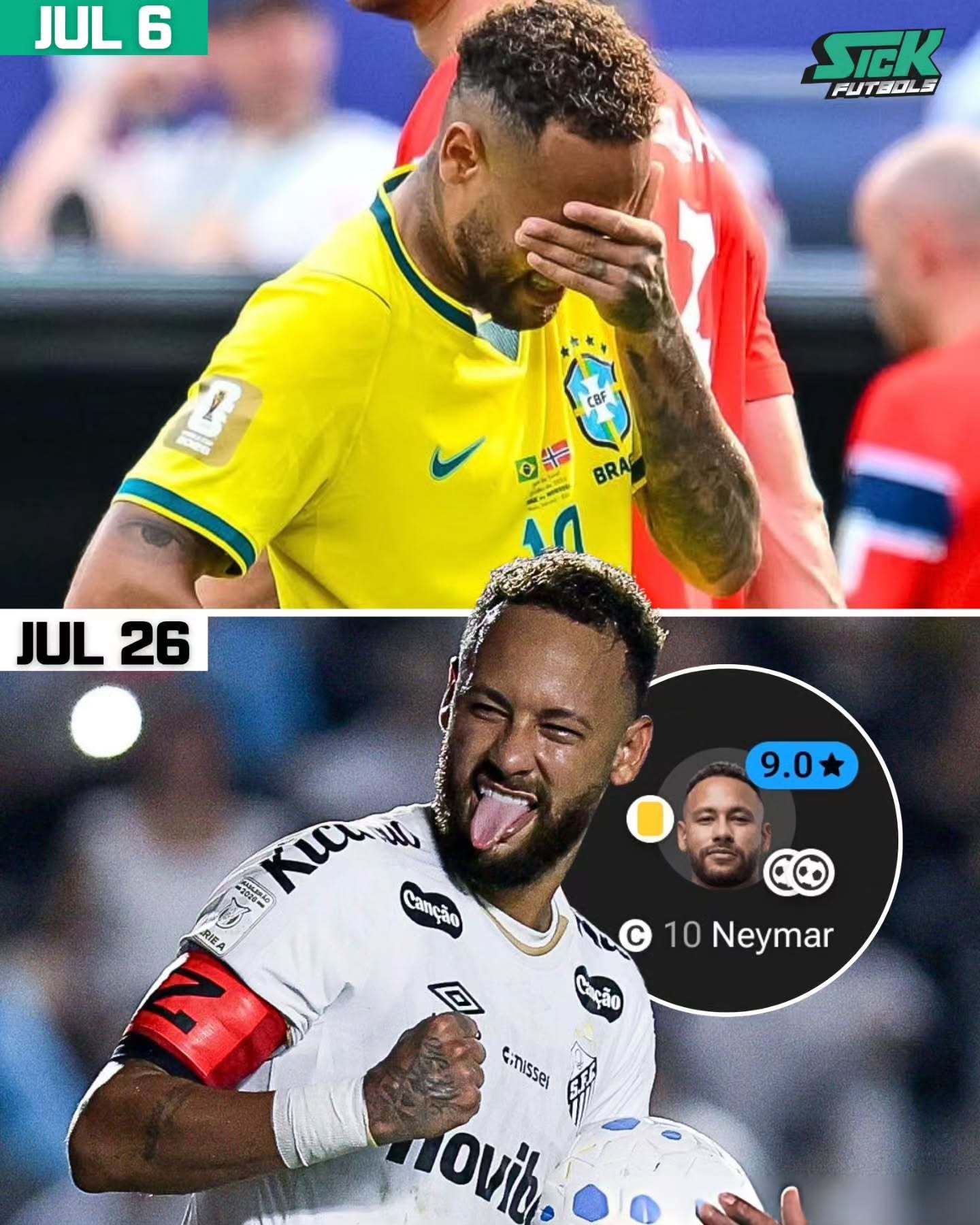neymar 世界杯的征程留下遗憾仅仅过去20天，安切洛蒂执教期间，内马尔五场赛