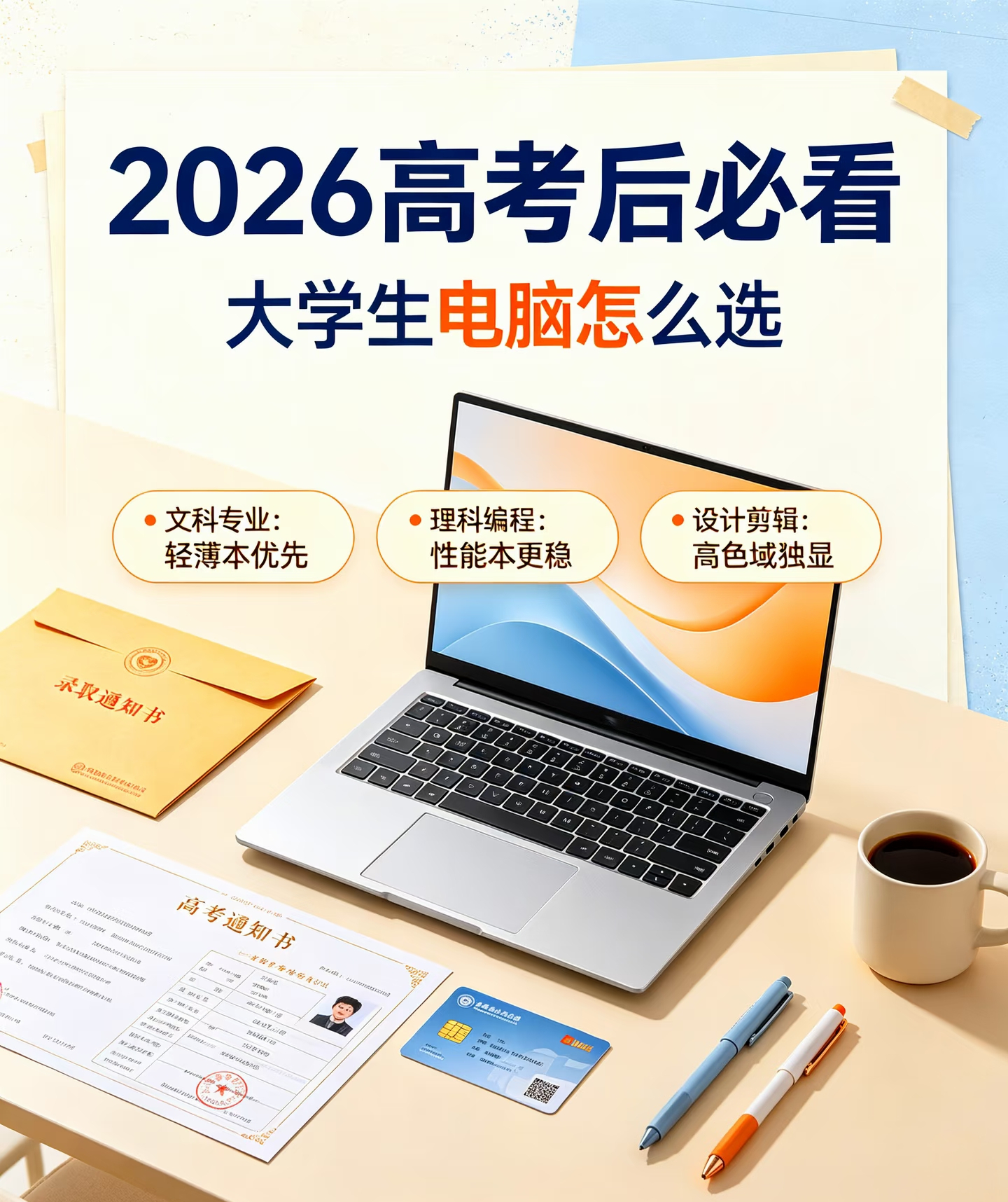 准大学生第一台电脑怎么选 新生买电脑别乱跟风，专业不同需求差很多。文科、经管、法