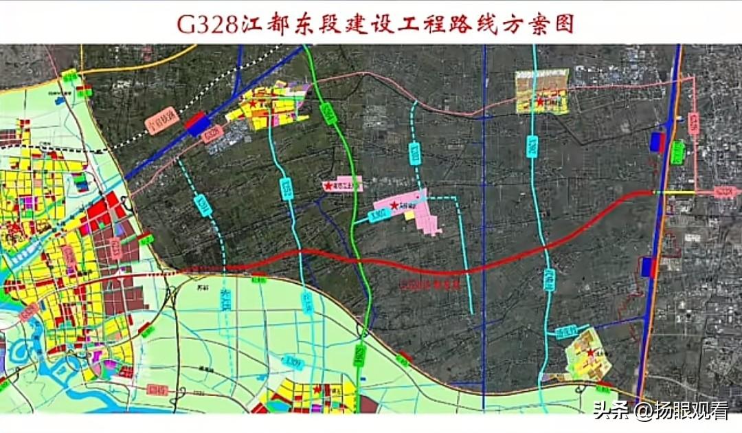 盼星星盼月亮，扬州市江都区人头疼许久的国道断头路终于迎来重大利好！砸下4.8亿元