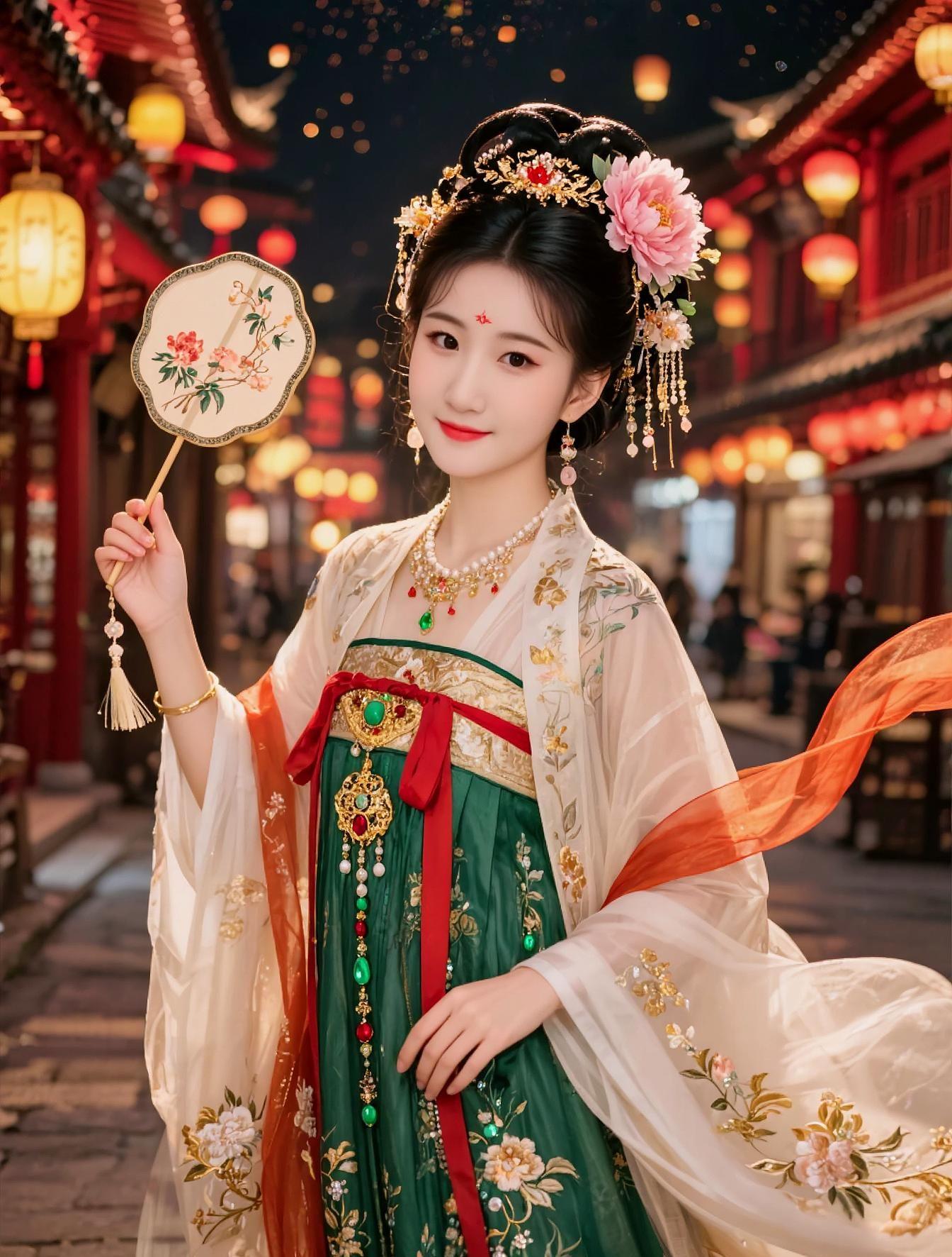 AI盛唐夜写真