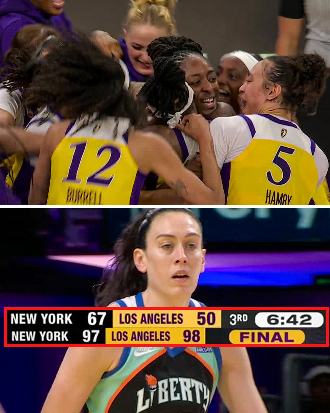 WNBA 最多落后17分的火花，用一节半的时间，完成对自由人的逆转WNBA202