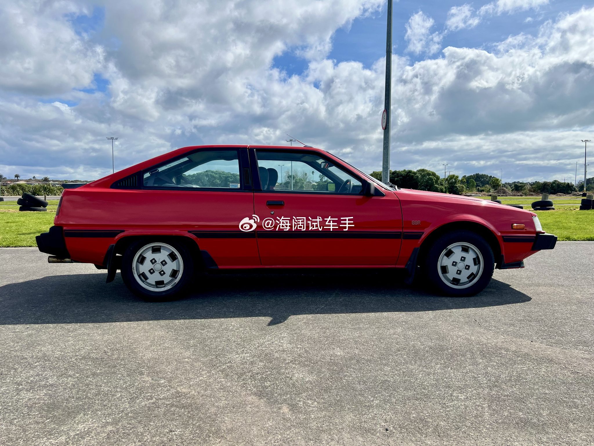 三菱Cordia GSR Turbo，这个稀罕玩意是1985年出厂的，1.8汽油