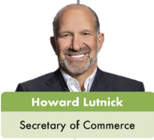 （接上条）
商务部霍华德·卢特尼克（Howard Lutnick），商务部长（待