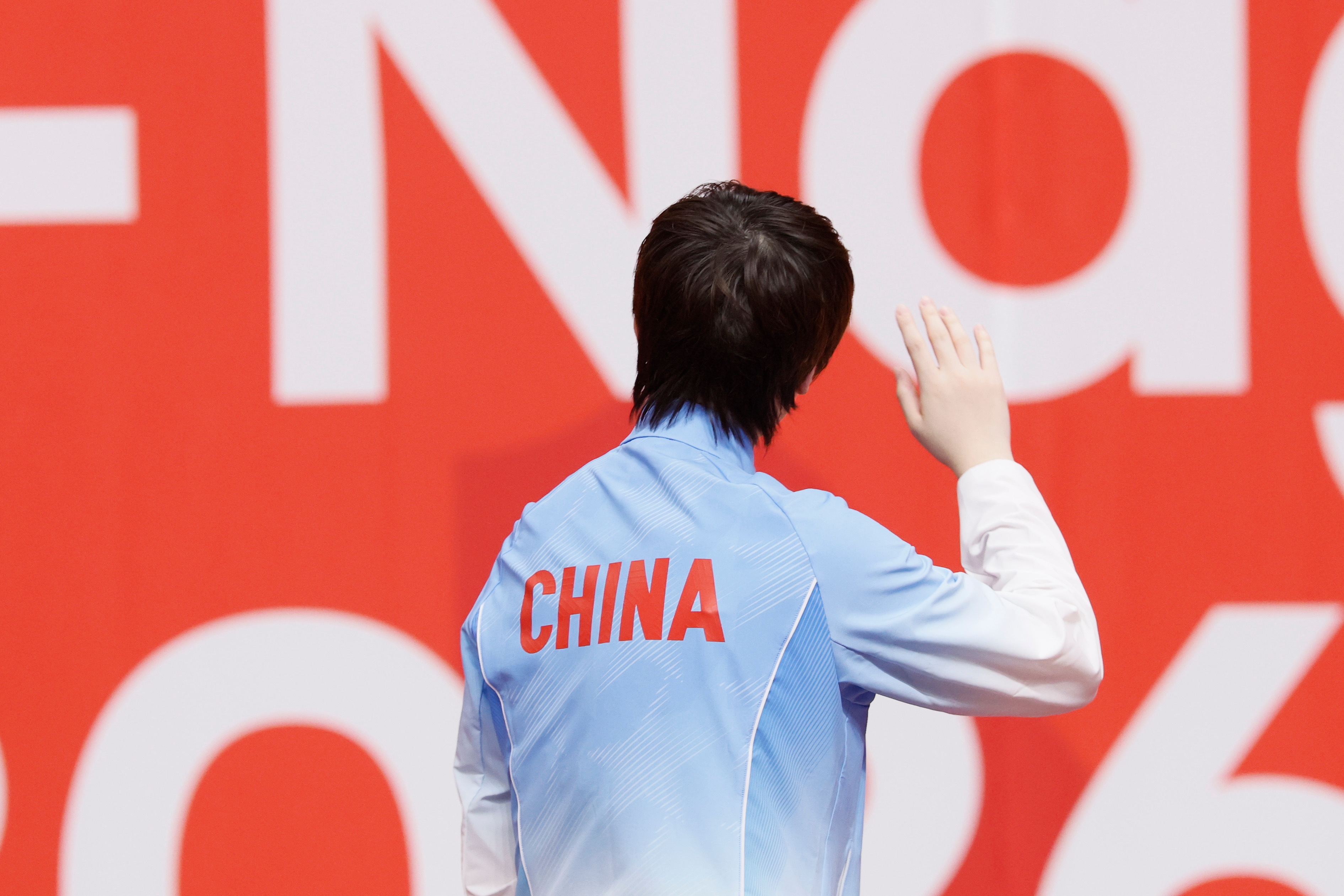 【2026爱知·名古屋亚运会】｜20260927女单颁奖·图片3©️中国体育王曼