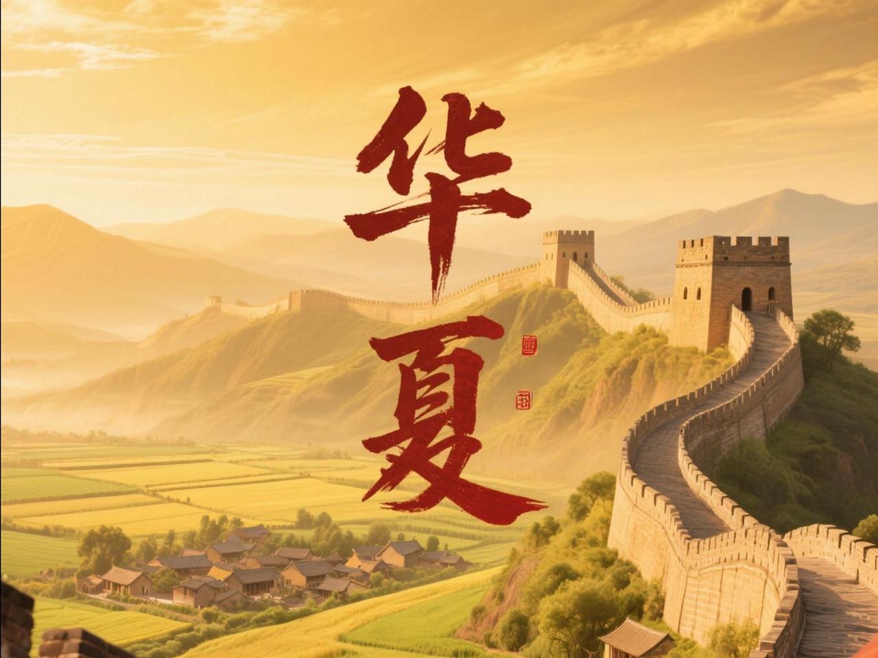 在地理与族群演进中，它被赋予了“大”的含义。古人将居住在中原、拥有礼仪文明的族群