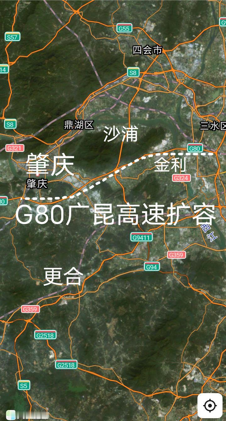 好消息，G80广昆高速广州至肇庆段4改8扩建项目金马西江大桥已于昨天顺利合龙，全