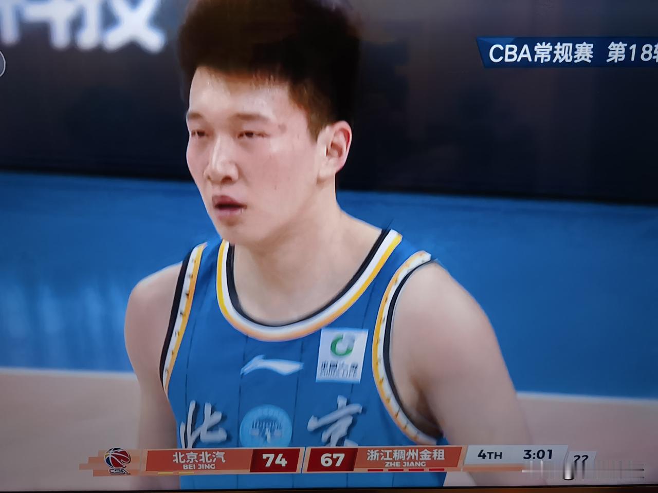 CBA第18轮，北京北汽主场迎战浙江稠州金祖，可以说，两队杀得难分难解，浙江稠州