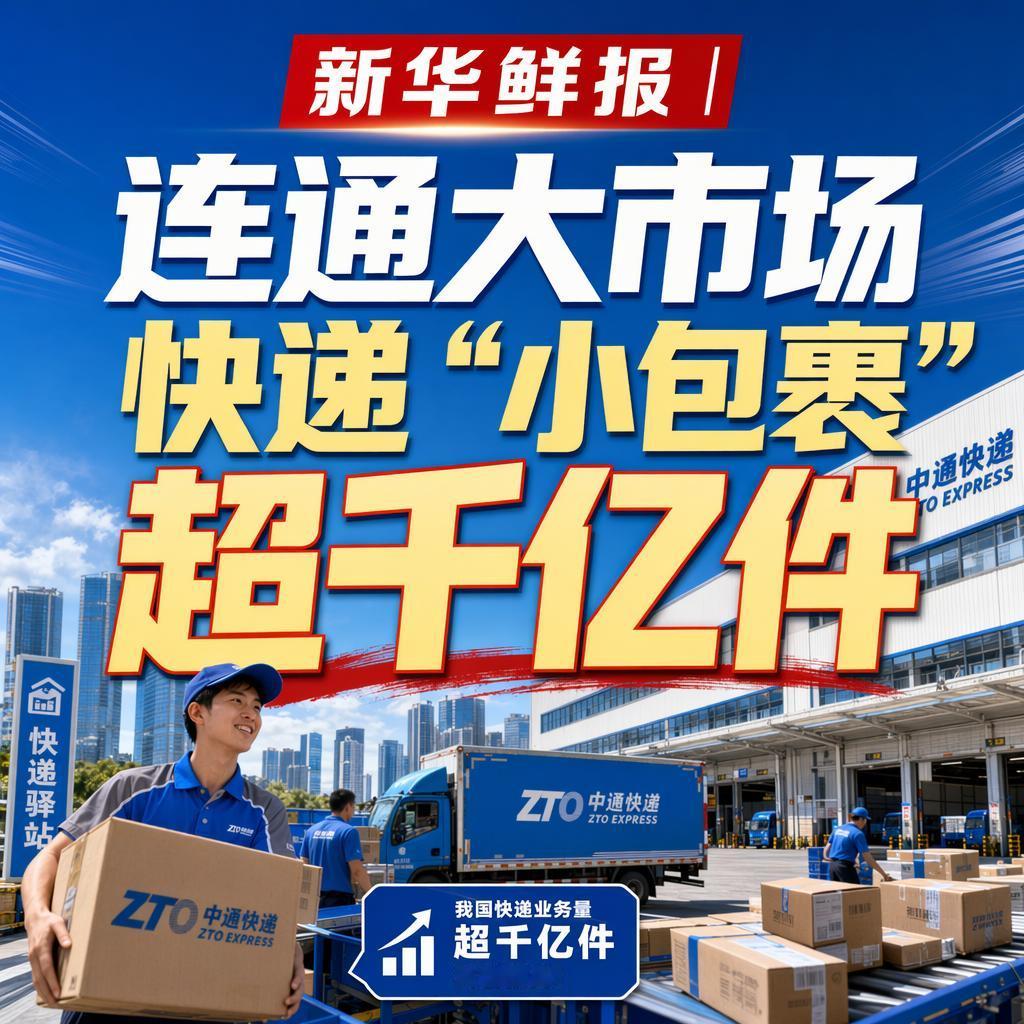 千亿件！这个数字背后，藏着中国经济最真实的脉动。
国家邮政局7月4日发布数据：截