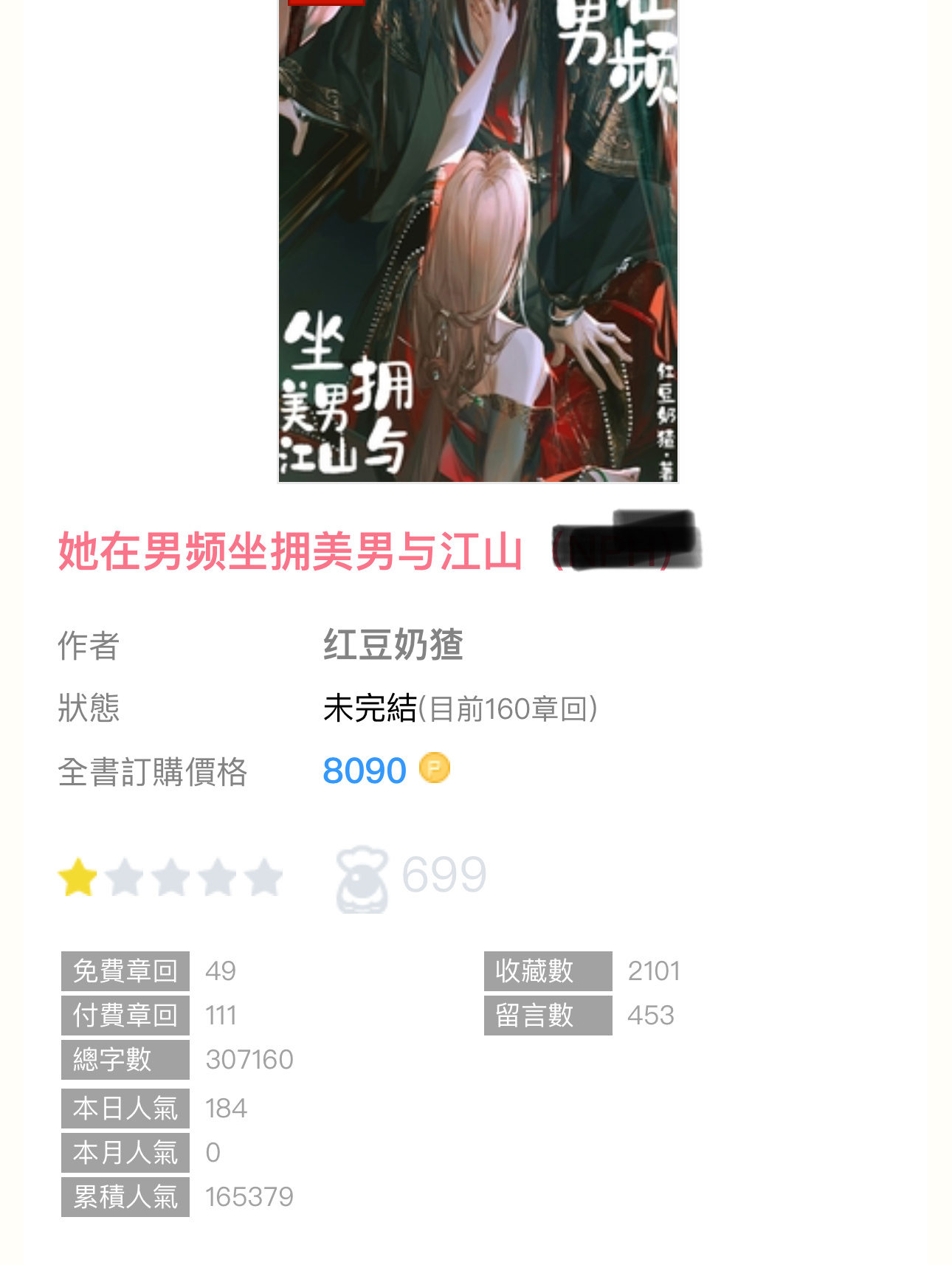 《她在男频坐拥美男与江山》by红豆奶猹🔹n／古言／穿越／替身梗／失忆梗／带球跑