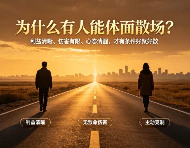 同样离婚：有人撕破脸皮，有人好聚好散，差别在哪？