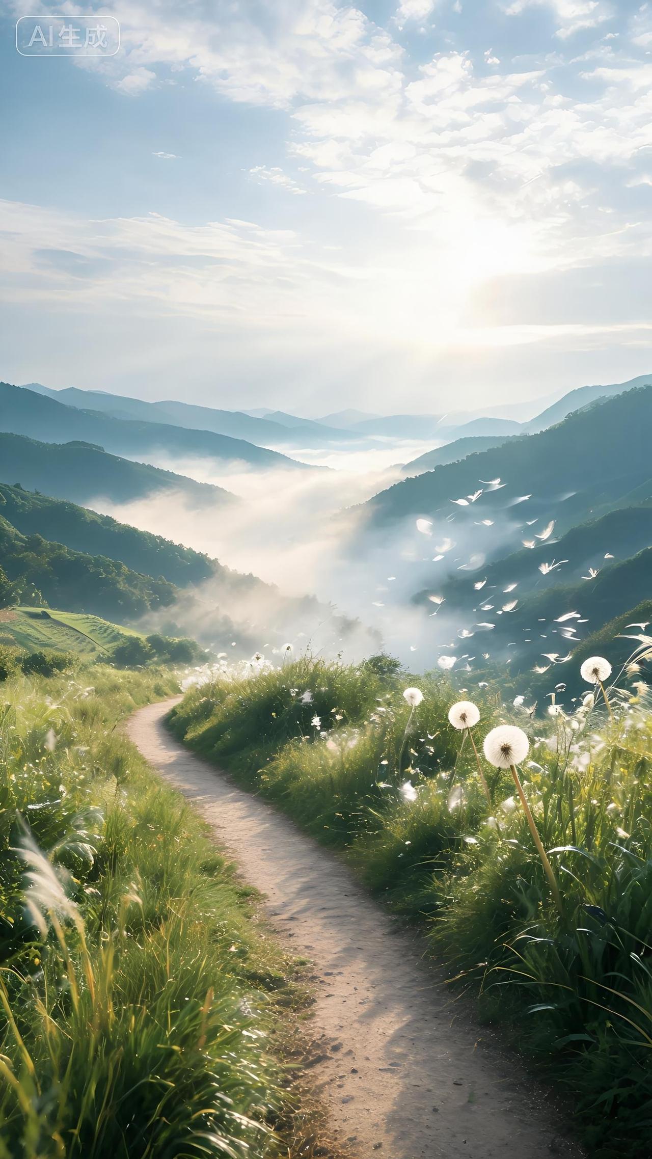 夏日生活打卡季山谷里的风捎来远方的消息，吹散心头迷雾，原来答案一直在路上。