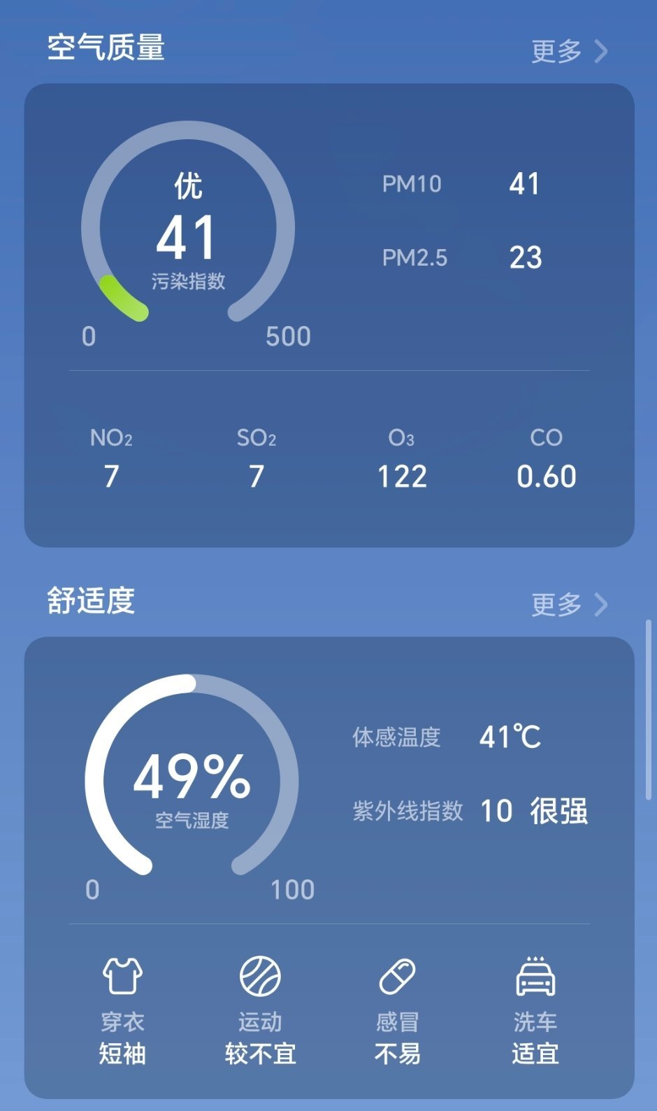 今年三伏只有30天这都还没入伏，我们这体感温度就已经41℃了，不敢想象等入伏了会